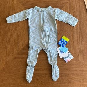 New with tags Kickee Pants Zipper Footie irredentist mermaid 🧜♀️ scales